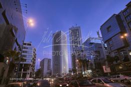 Image du Maroc Professionnelle de  Le Casablanca Twin Center est situé sur le Boulevard Zerktouni, ce quartier fait partie du centre moderne de la ville,  Dimanche 11 Février 2007. (Photo / Abdeljalil Bounhar) 